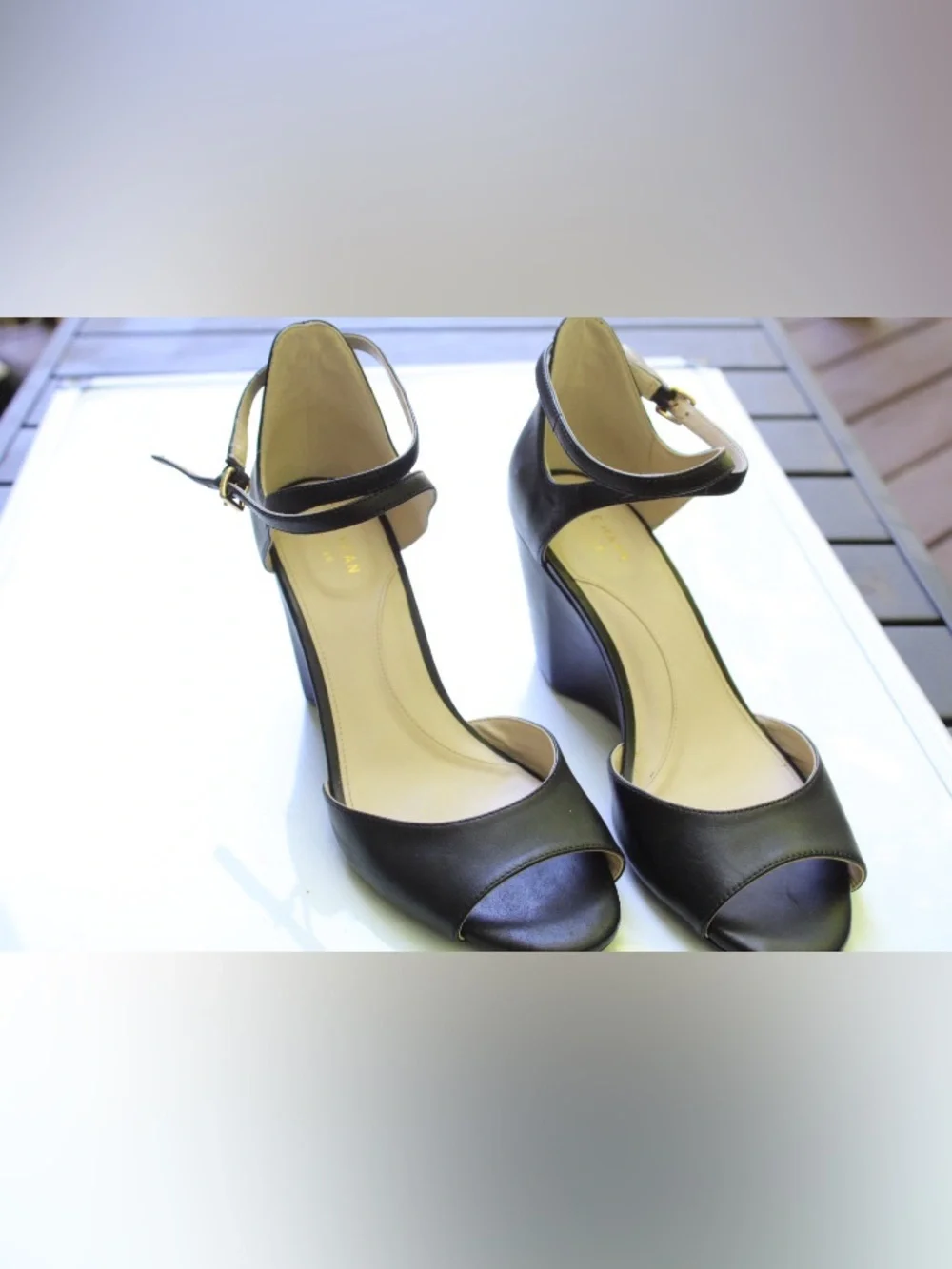 Cole Haan Sadie Open Toe Wedge Sandals